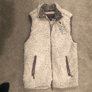 True Grit Eagle Eye Frosty Tipped Pile Vest